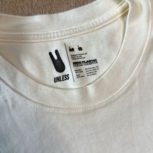 Unless Tongue Logo Biodegradable Tee - Picture 3 of 6